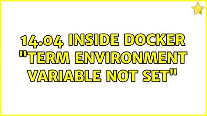 14.04 inside docker 