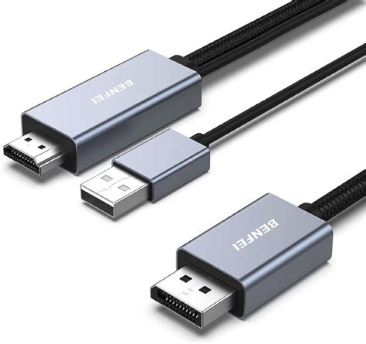 144hz from DisplayPort through USB Type B