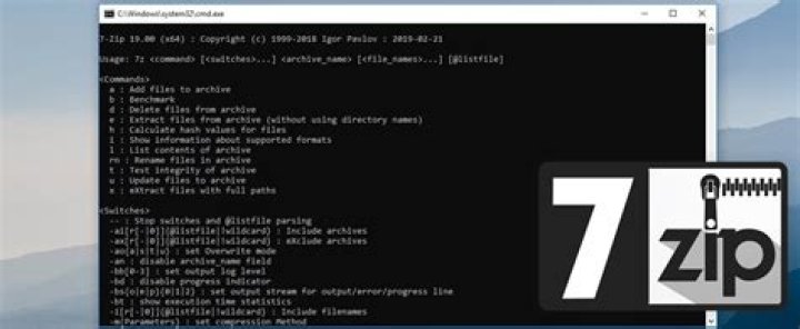 7-Zip command line add only specific file to archive?