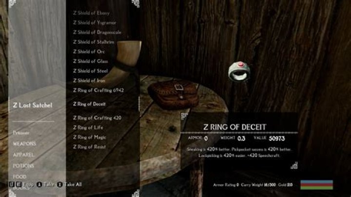 A lost satchel