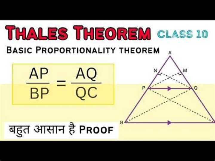 A proof of Thales theorem