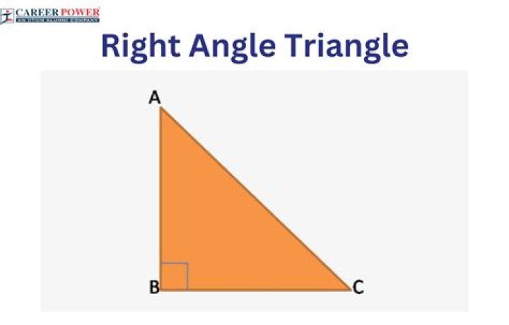 A right triangle