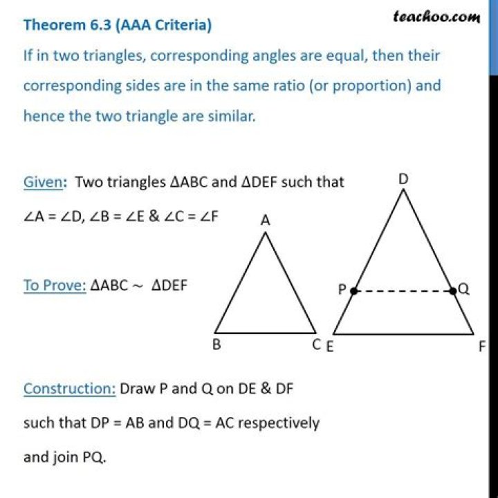 AAA similarity Theorem.