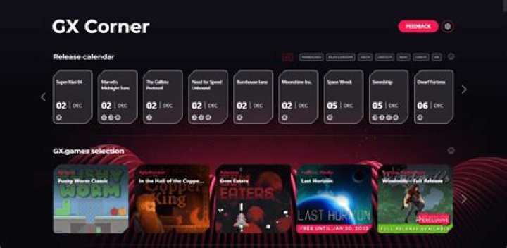 Accesing Opera GX Corner from a different browser
