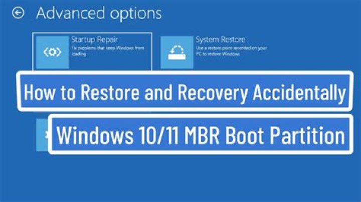 Accidentally deleted windows boot partition