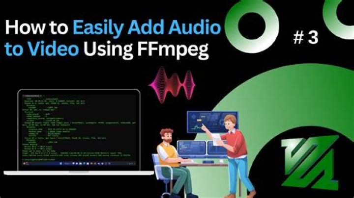 Add audio to video using FFmpeg