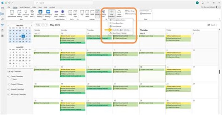 Add Calendar from Web