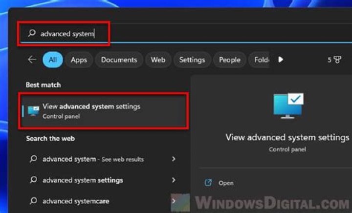 advanced settings