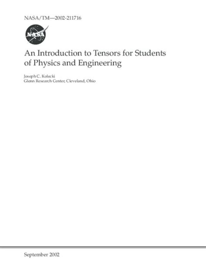 An Introduction to Tensors