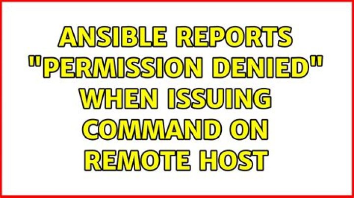 Ansible reports 
