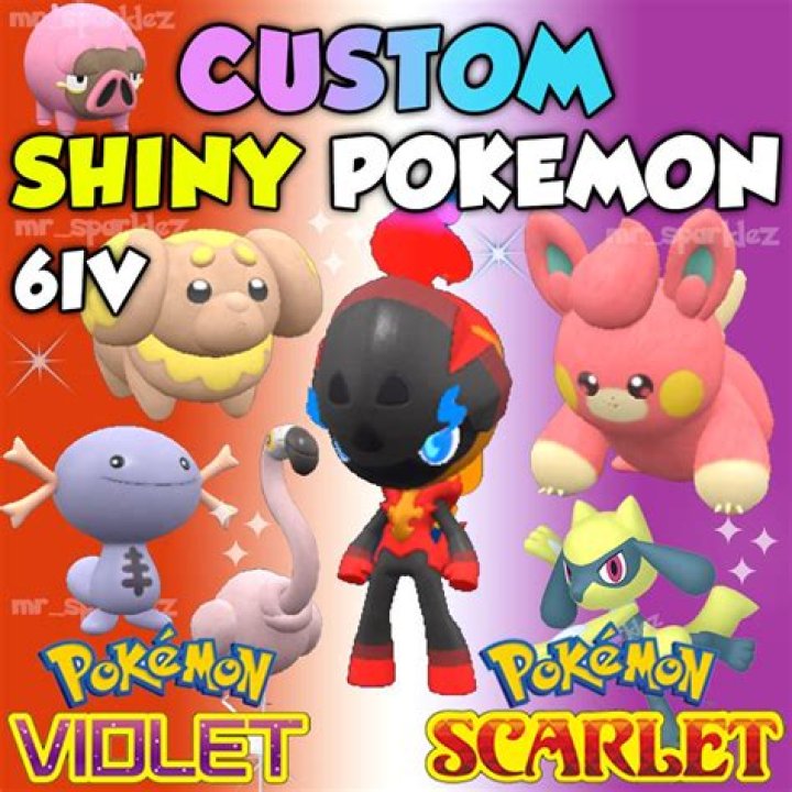 Any Custom Shiny 6IV Pokemon for Sword & Shield