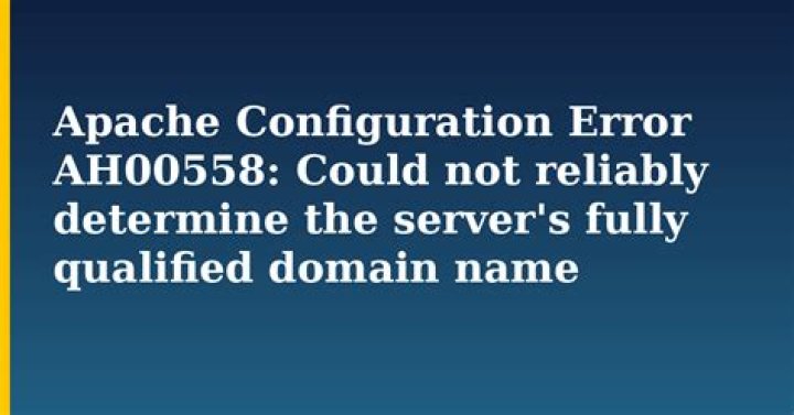 Apache error 