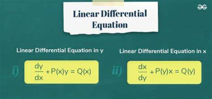 applications of linear systems of differential equations