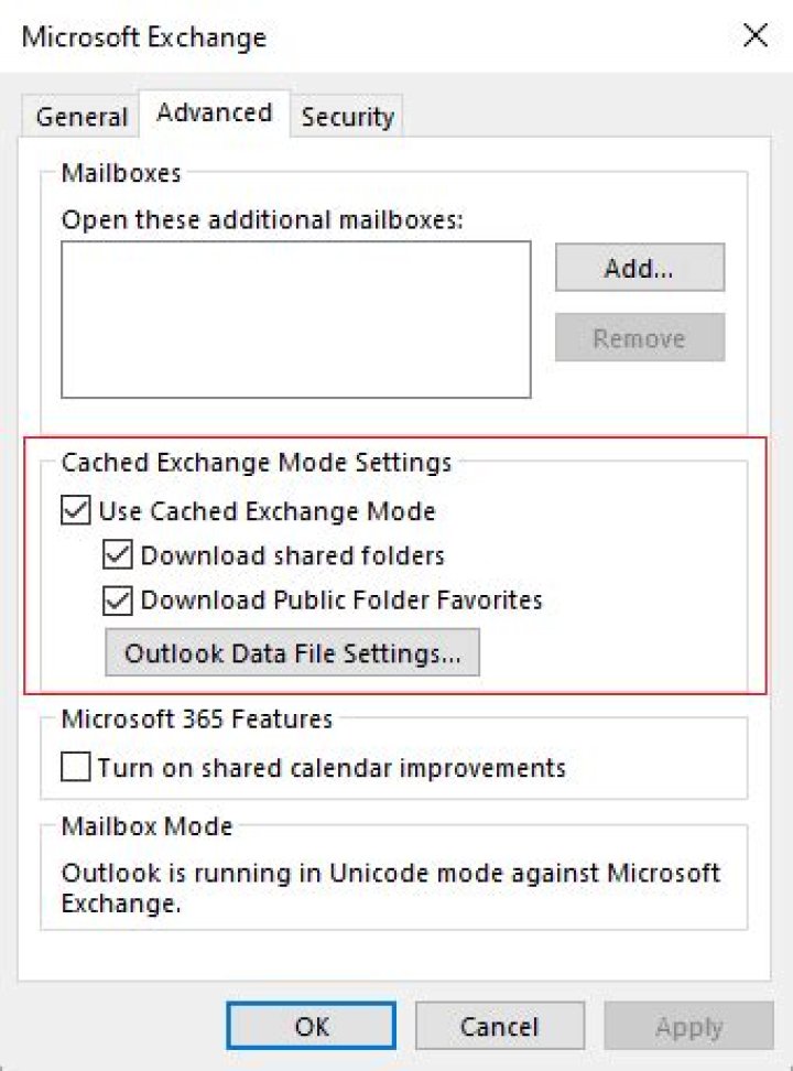 Are there disadvantages to using Outlook's Cached Exchange Mode?