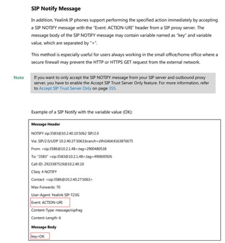 Asterisk initiate call through sip notify message