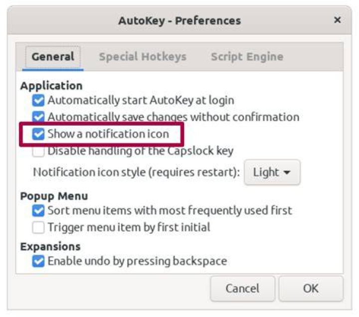 autokey window