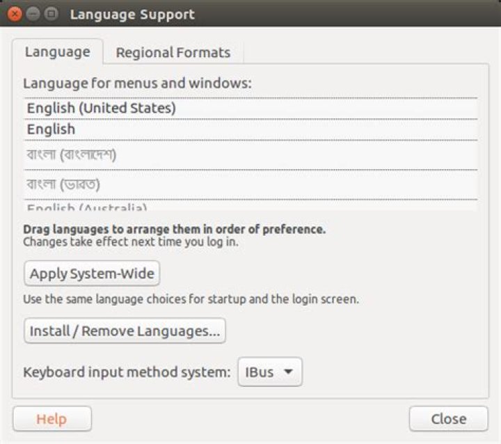 Bangla fonts not working in LibreOffice