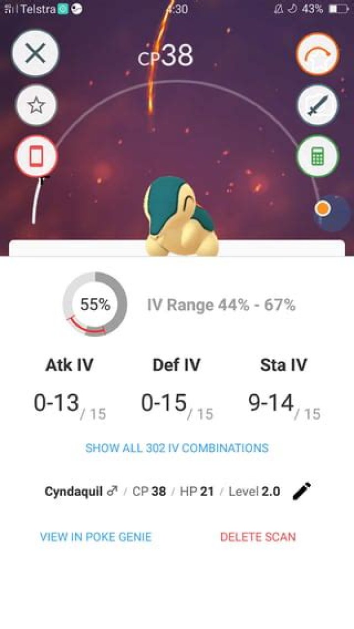 Base Pokegenie Scan