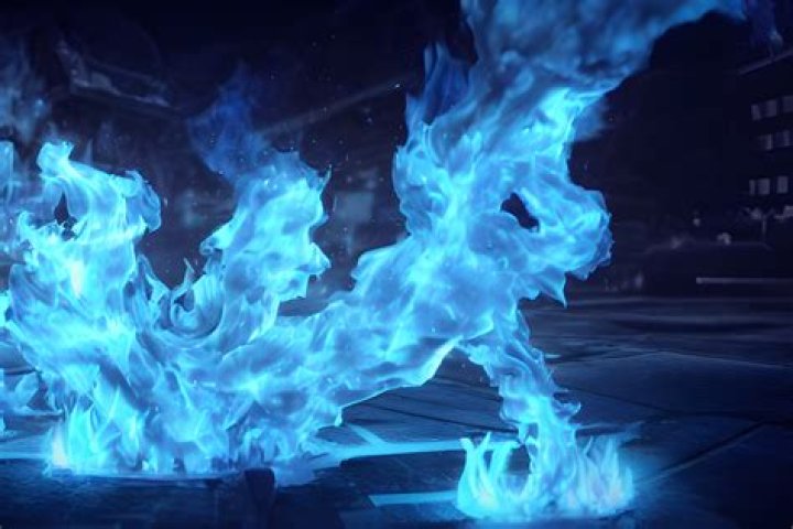 Blue fire