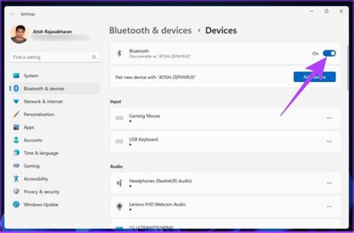 Bluetooth connection log