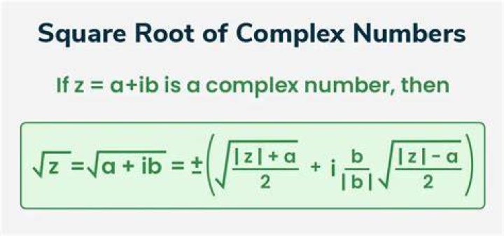 Branches of the complex square root