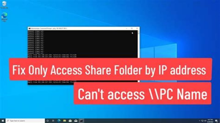 Can't access PC by name, but can by IP address