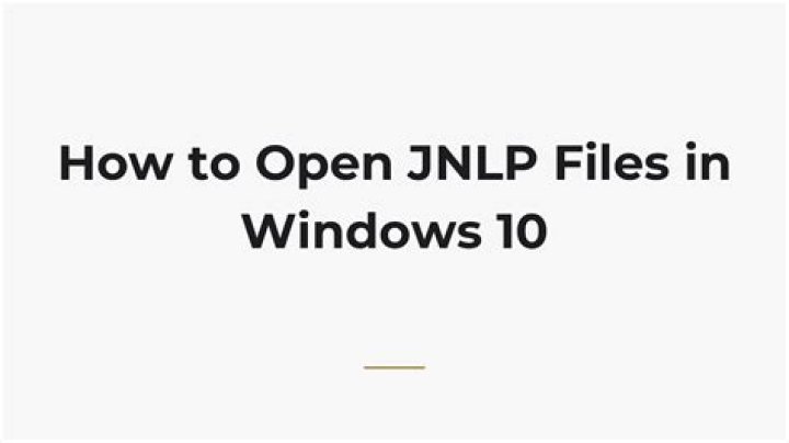 Can't open JNLP after changing to windows 10
