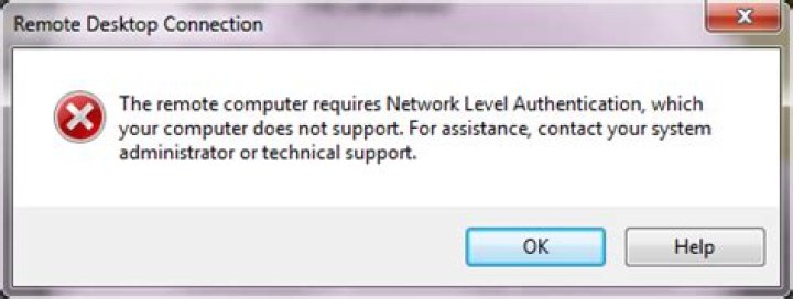 Can't remote into a computer because 