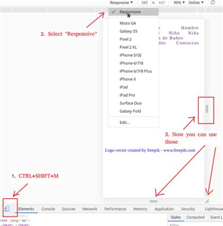 Can't scale Google Crome lower then 500px width