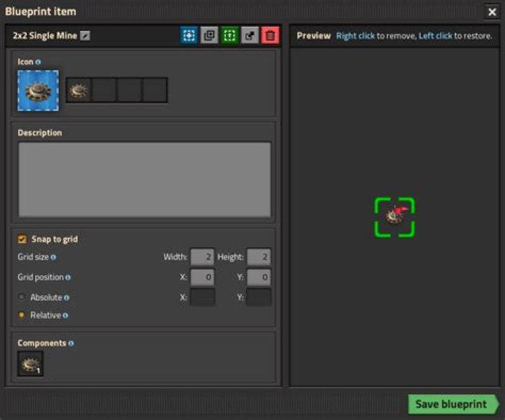 Can I make landmines snap to a grid?