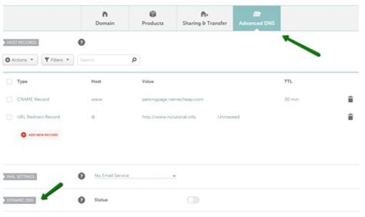 Can I use a dynamic DNS server like DynuDNS and use it to host a domain name under something like Namecheap?