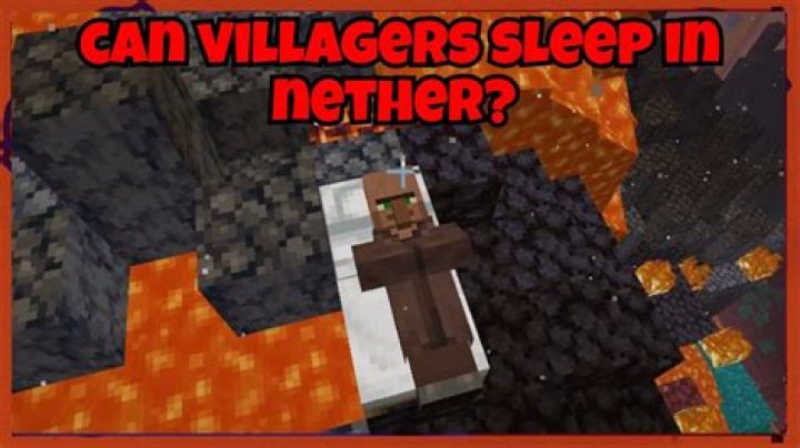 Can villagers sleep in the nether?