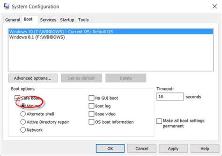Cannot delete exe-file on windows 10