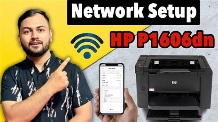 cannot print on network printer HP P1606DN