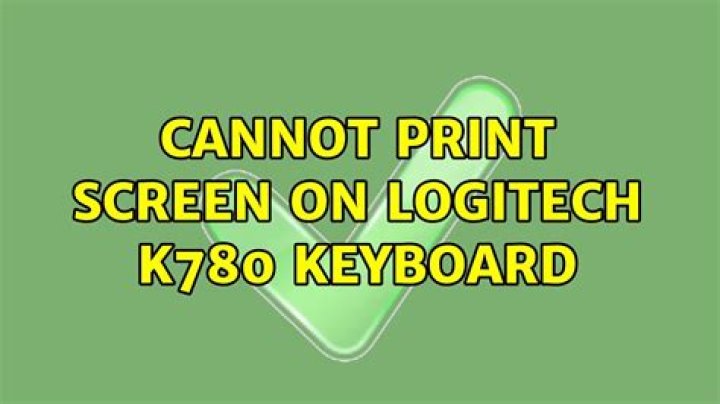 Cannot print screen on Logitech K780 keyboard