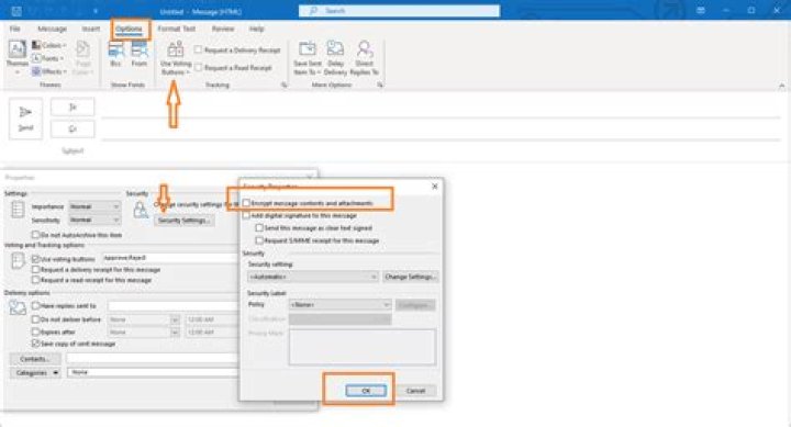 Cannot send encrypted message to others using Outlook 2010