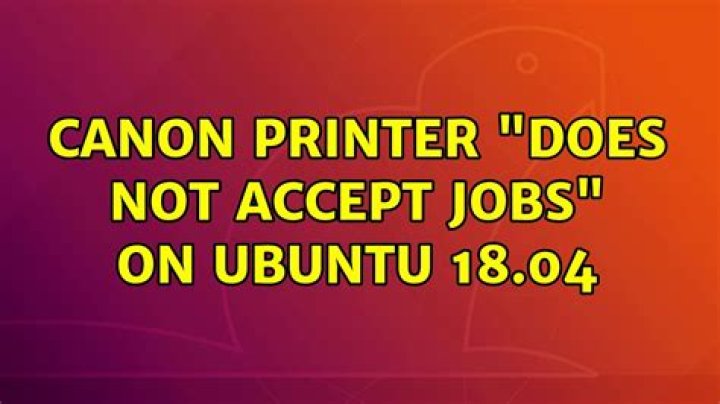 Canon Printer 