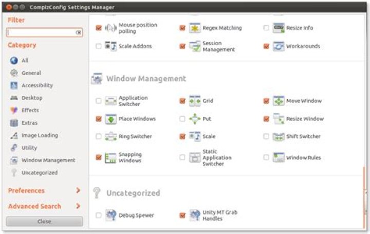 ccsm main screen