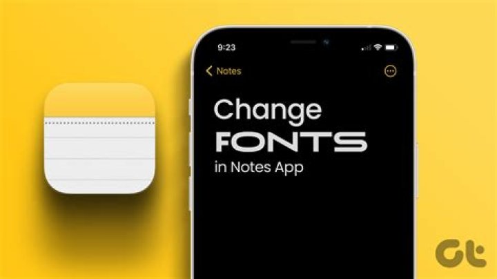 Changing the font in the "Start" tab