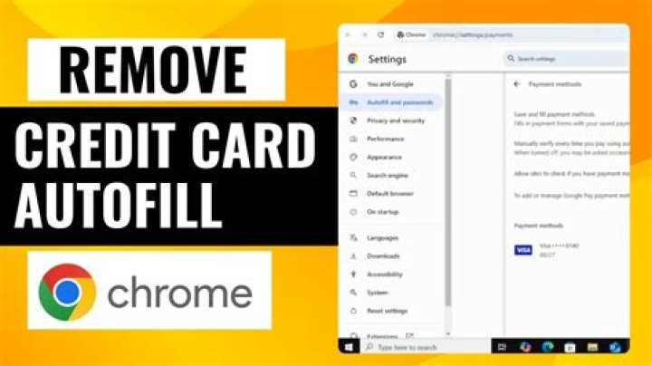 Chrome Autofill Credit Card not working