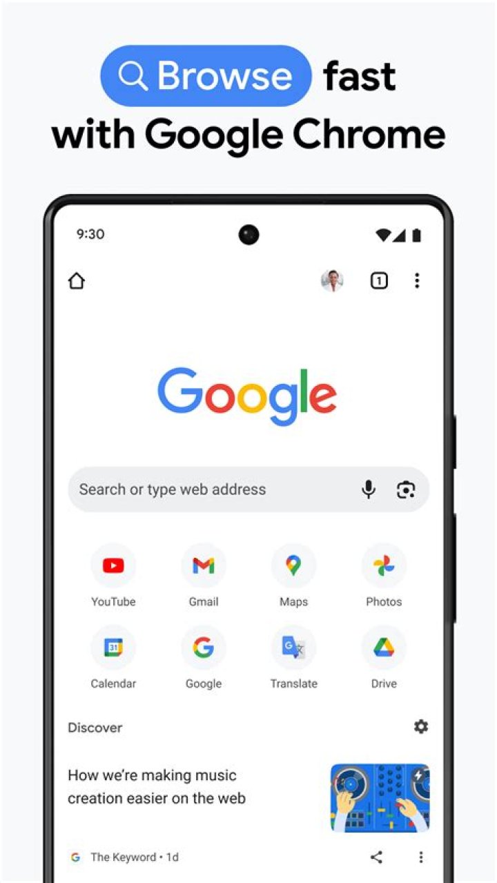 chrome launcher hover