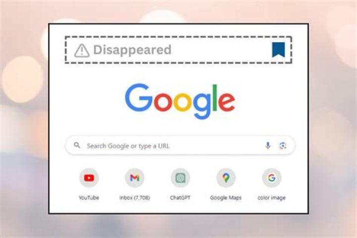 chrome status bar disappeared