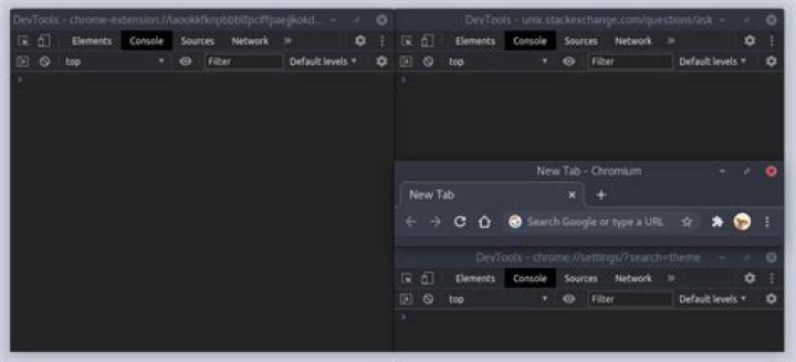 Chromium window using system title bar and borders