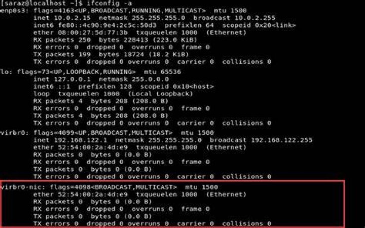 Clean output from IP like ifconfig gave