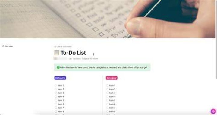 Click the List item
