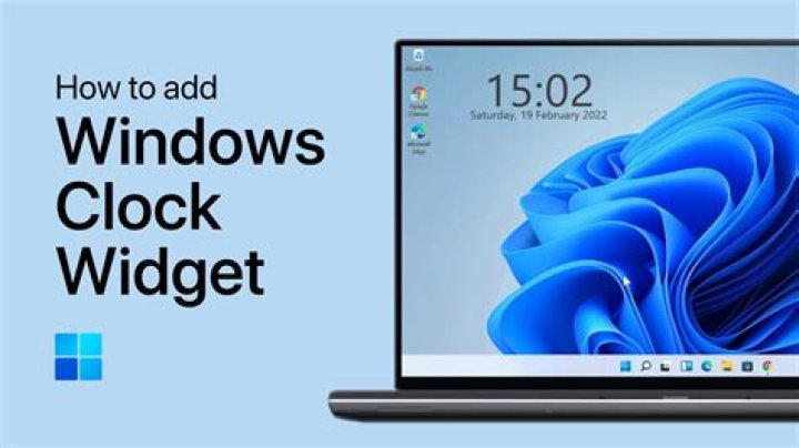 Clock on desktop