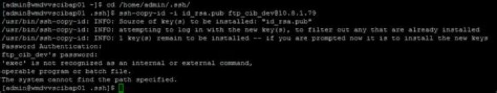 Command to copy client public key to Windows OpenSSH SFTP/SSH server authorized keys file