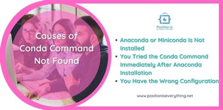 conda command not found