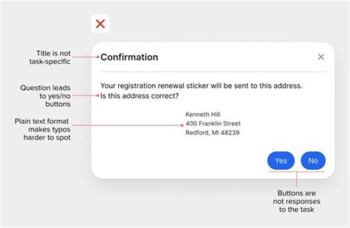 Confirmation Dialog