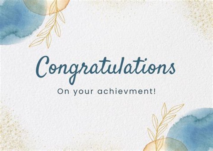 Congratulations!!